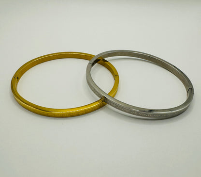 Bracelet jonc Lilas