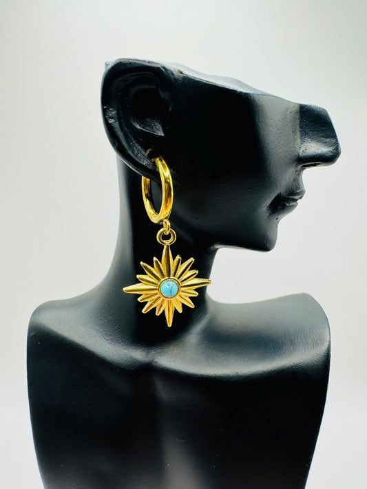 Boucles d’oreilles Soleil