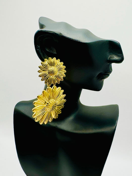 Boucles d’oreilles Fleur