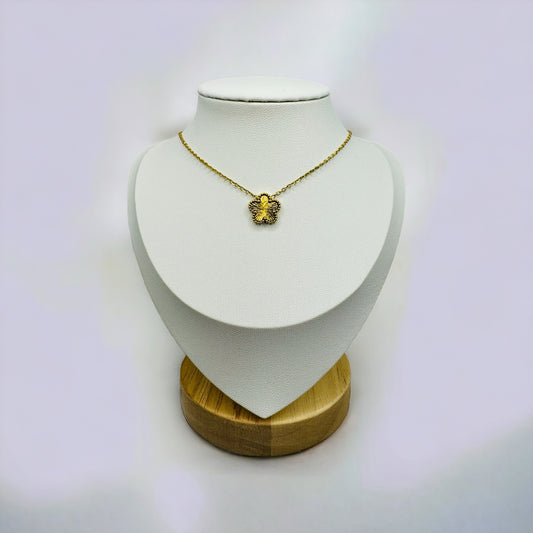 Collier Bouton d'or